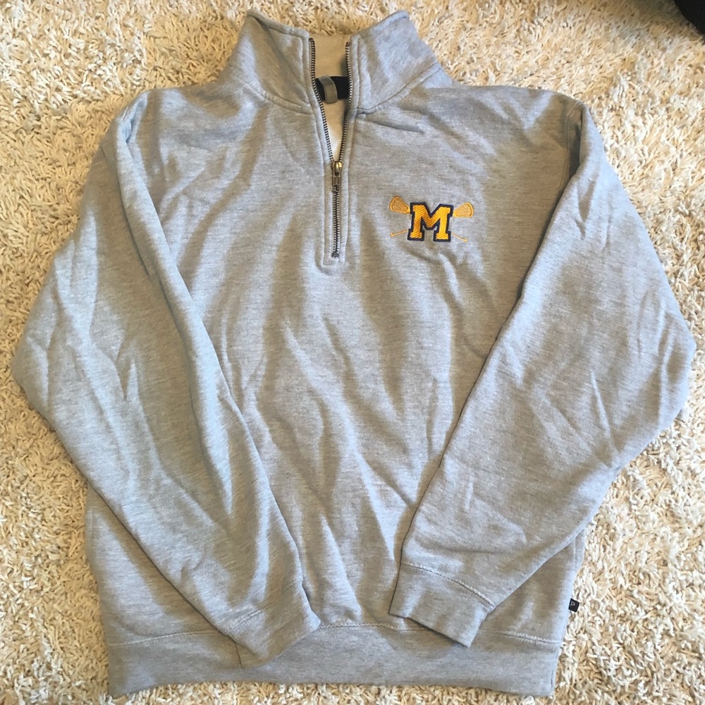 University of Michigan Lacrosse Quarter Zip